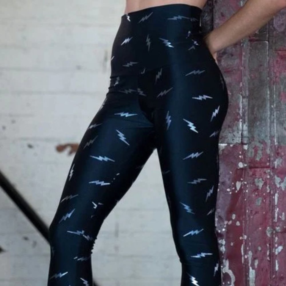 Emily Hsu Lightning Bolt Leggings